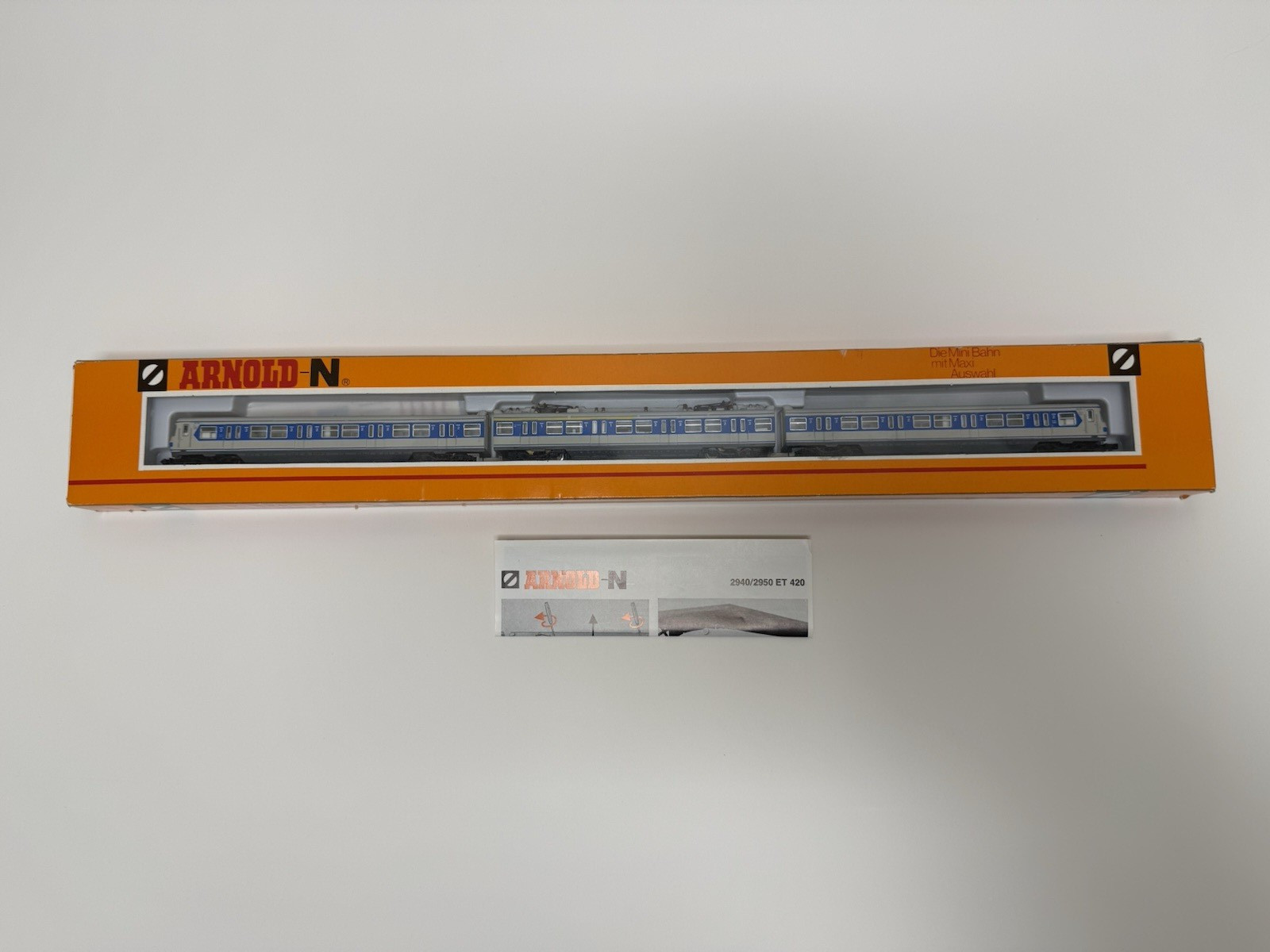 ARNOLD-N 2940 Railcar ET 420 S-Bahn 3 Piece Set (DB) – 1:160/N