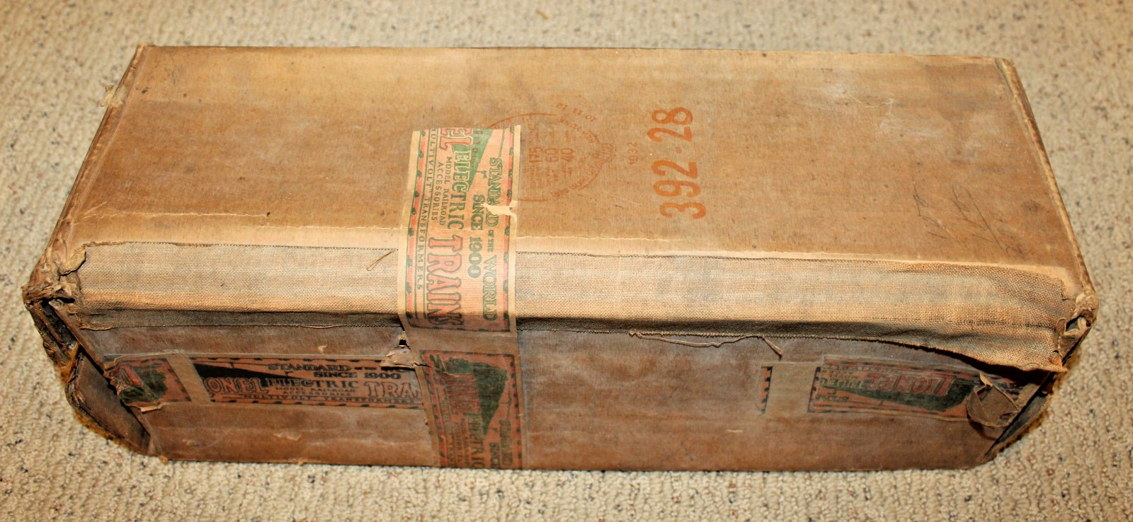 Lionel Prewar Standard Gauge 392E Locomotive Box w/ Insert 392-28