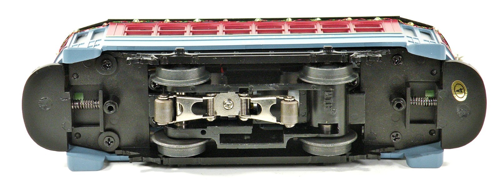 MTH 30-5218 North Pole Bump-n-Go Trolley with LED Roof Lights