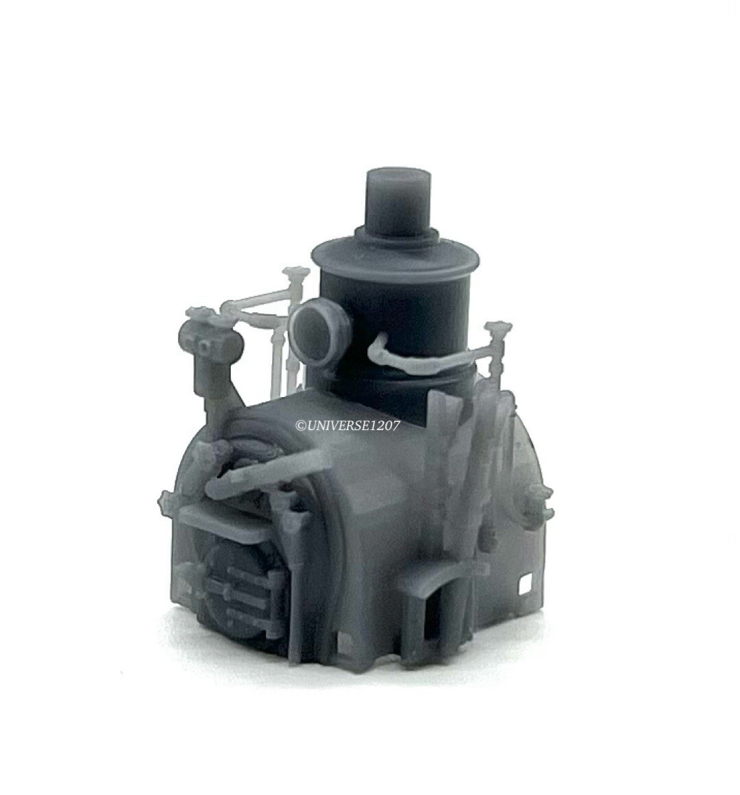 HOn3 Scale Toma 0-4-0 H.K. Porter Steam Locomotive w/Tender Kit Fluted Engine