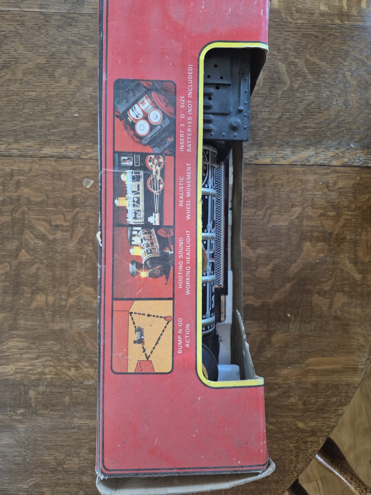 Vintage Pioneer Locomotive Battery Operated Toy Train Woolworth Co New In Box