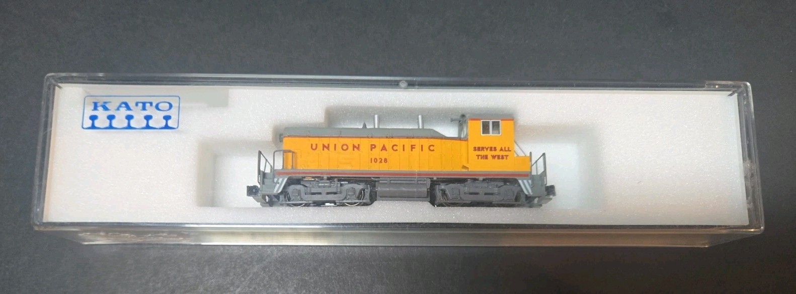 Kato 176-4360 NW2 Union Pacific Locomotive 1028 N Scale See Details! US Seller