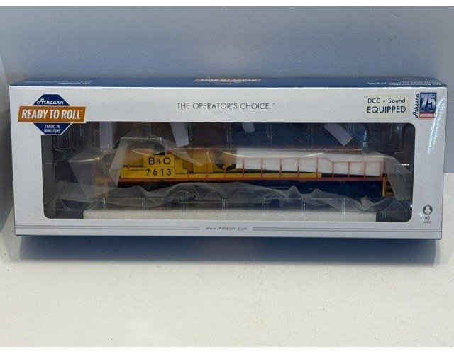 Athearn ATH72187 HO SD40-2 B&O Chessie #7613 DCC Locomotive w/Sound Tsunami2 New