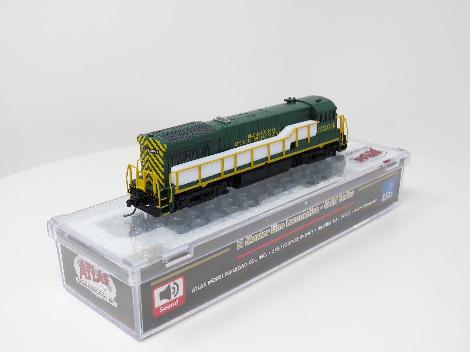 Atlas N 40005929 DCC Sound Reading Northern U33B Diesel Locomotive ESU LokSound