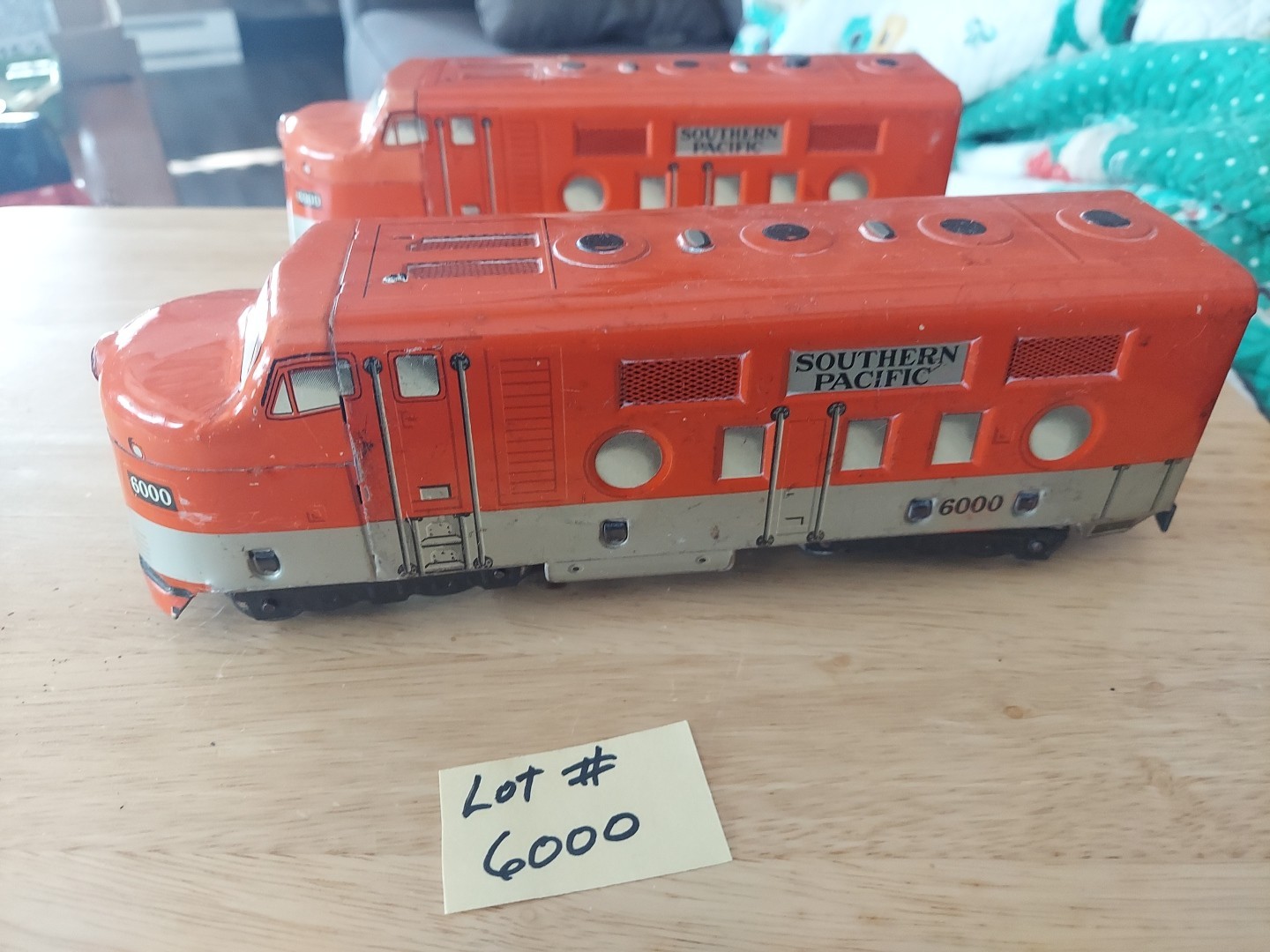 Marx Train 6000 Southern Pacific Diesel Locomotive metal Lot #6000