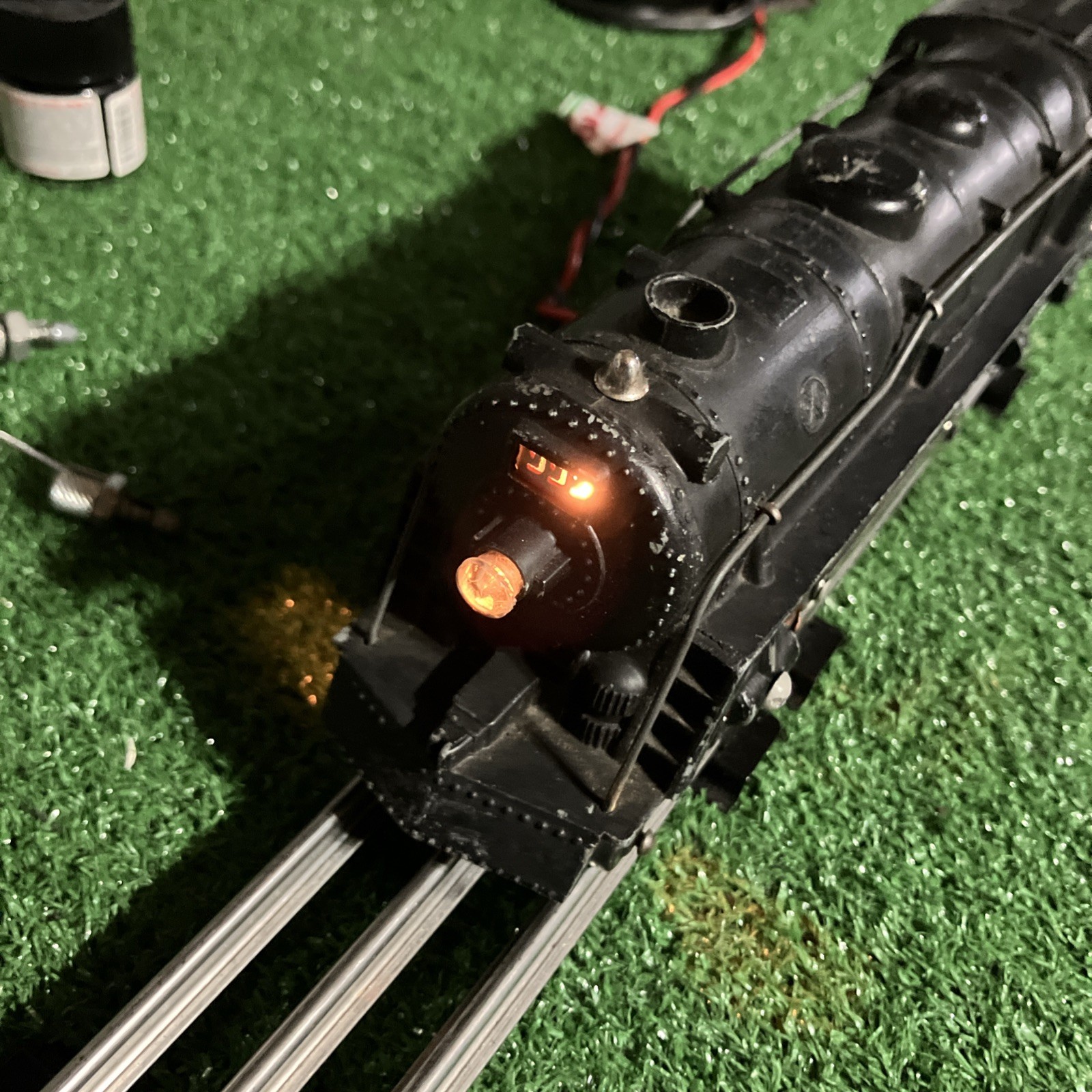 Marx 999 O Gauge 2-4-2 Steam Locomotive Tin Postwar Working Motor O27 Train C