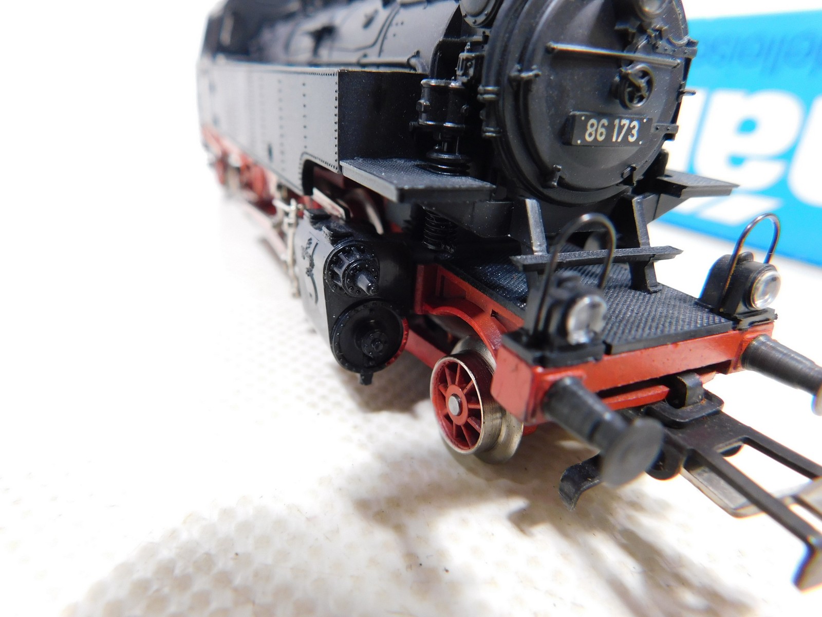 Märklin H0 AC 3096 Tender Steam Locomotive 86 173 DB Federal Telex Box #EF896-1