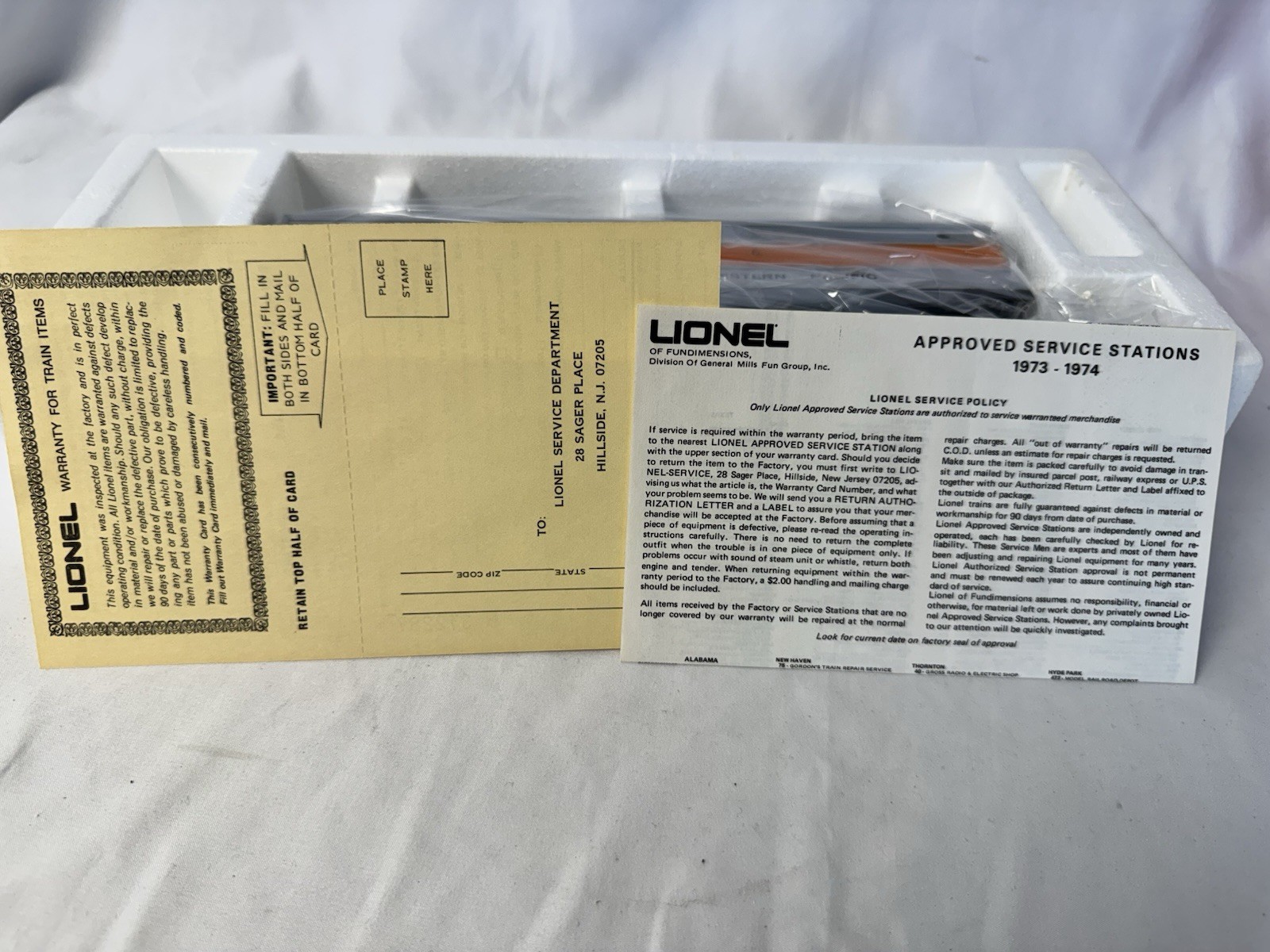Lionel Western Pacific Alco AB set 6-8361, 8362