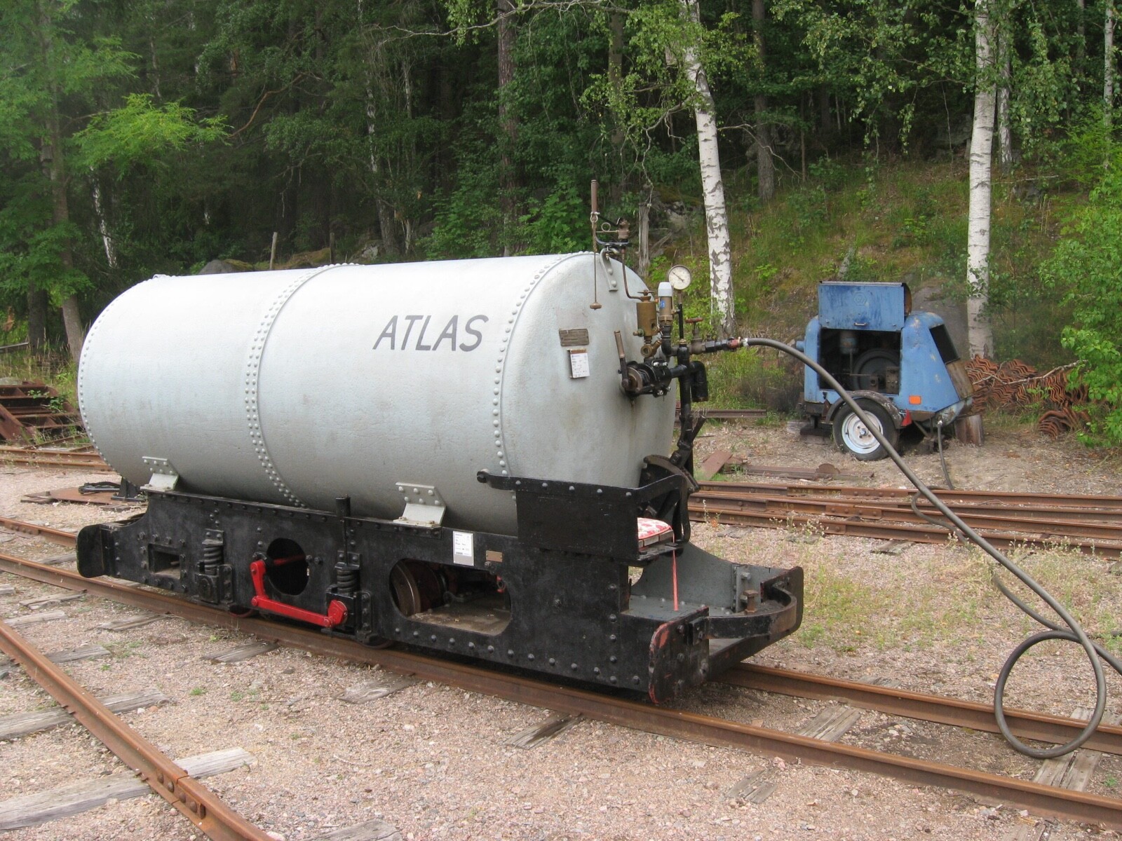 0n18 Scale Atlas Stockholm Air Locomotive Kit Tryckluftslok RLJ20 Langban On18