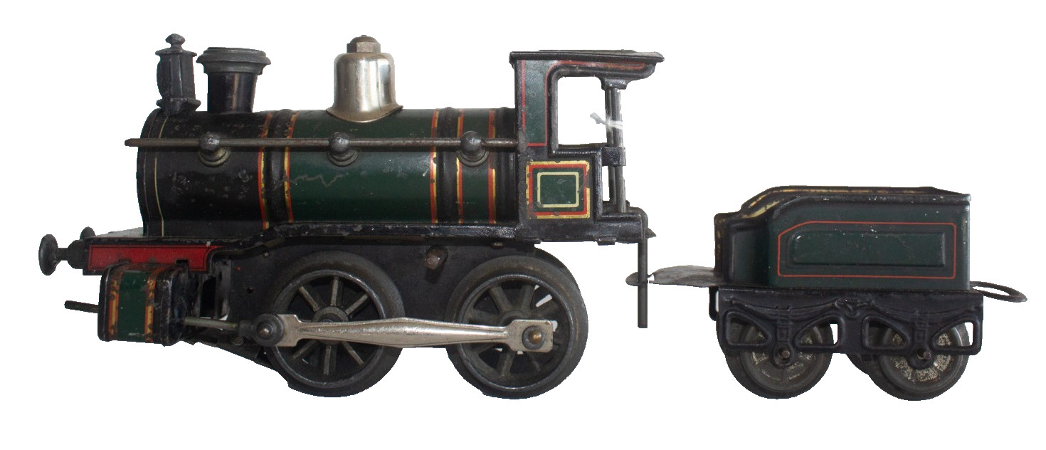 Early Version of Karl Bub (KBN) Clockwork 0-gauge Locomotive