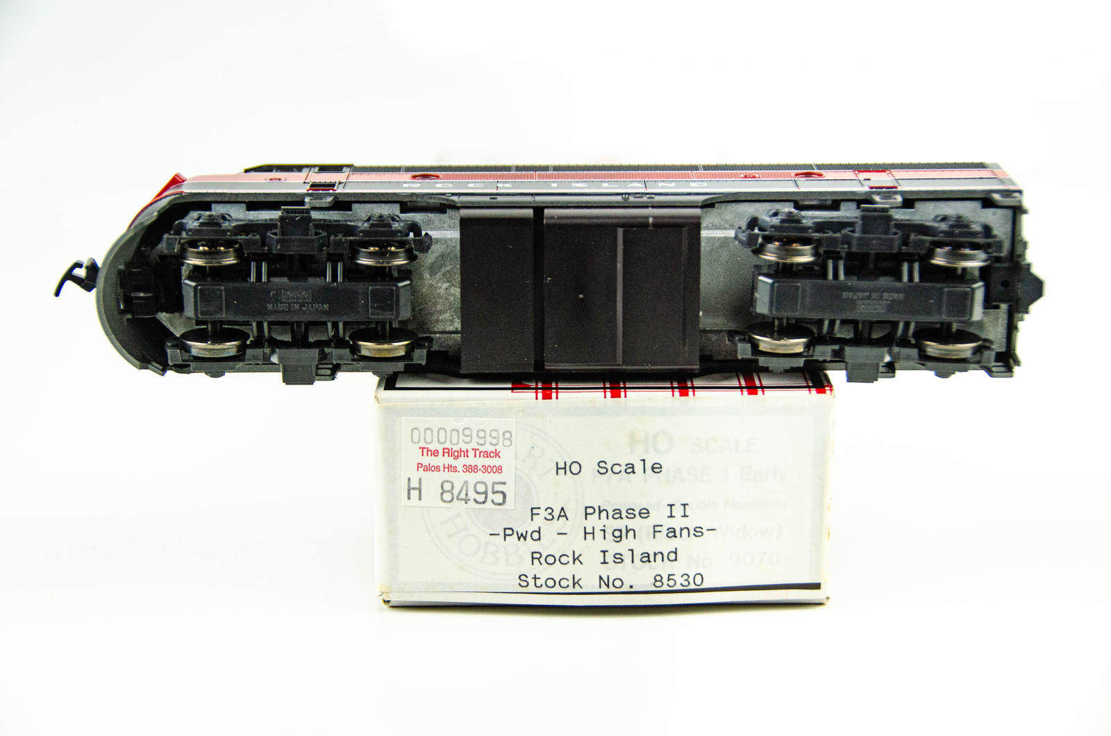 Stewart Hobbies HO F3A Phase II Powered High Fans Rock Island Locomotive