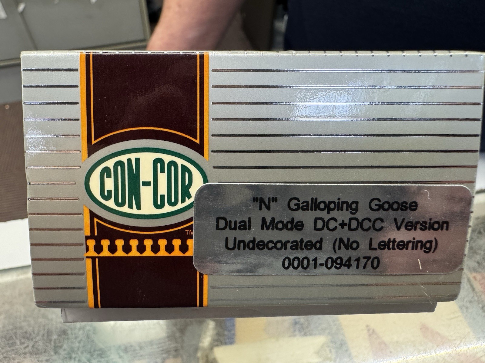ConCor N Scale Galloping Goose #94170 Dual Mode DC+DCC Undec. No Lettering