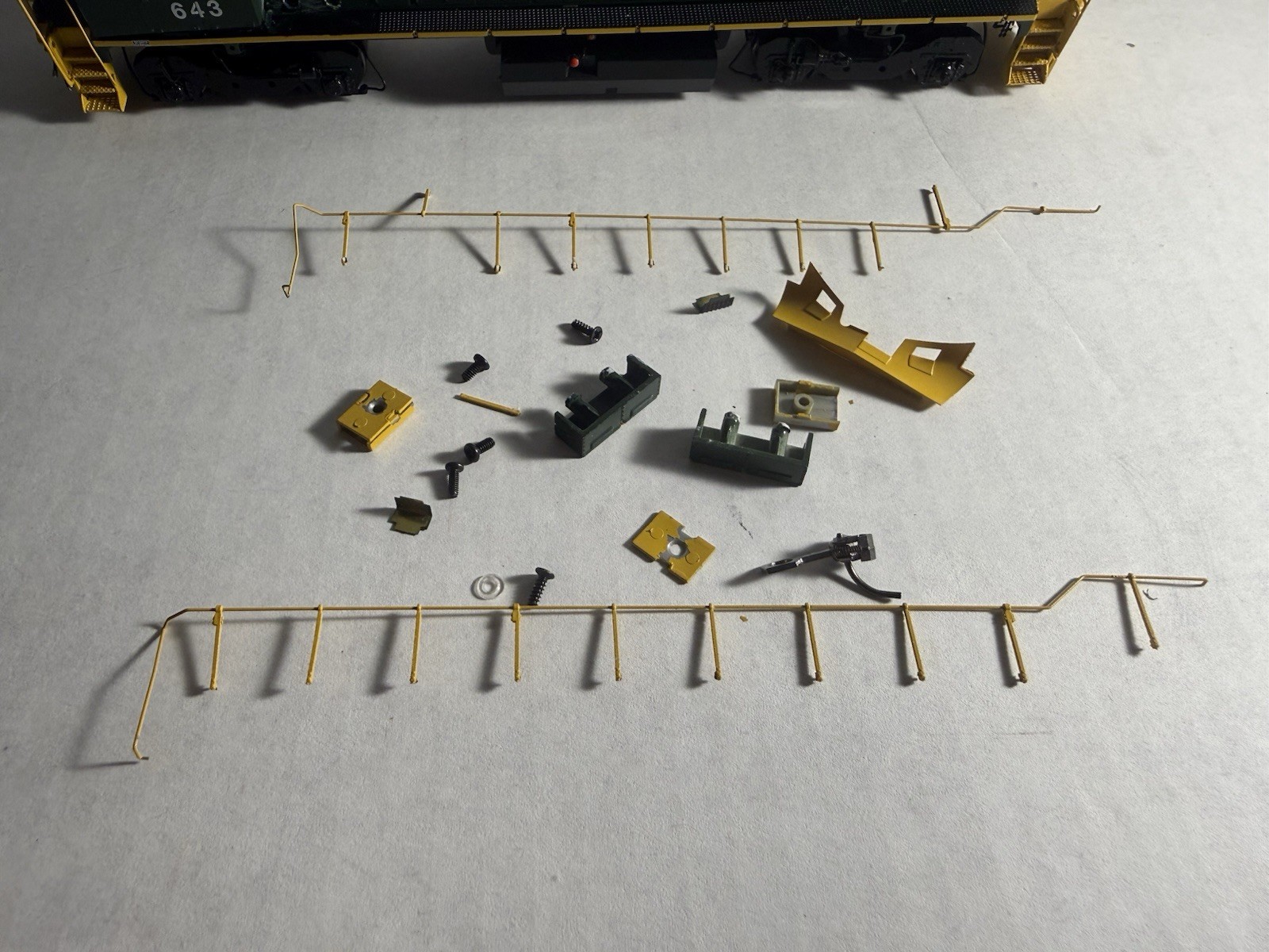 Rapido Ho Scale BCOL M420 #643 DCC & Sound, Does Not Work, Parts Only