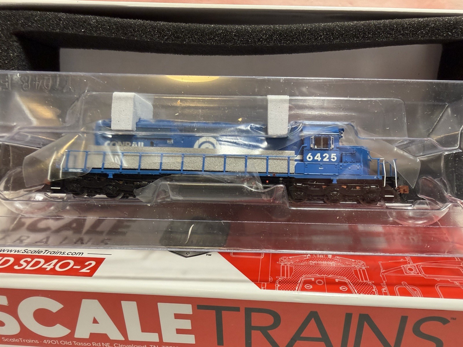 n scale scaletrains rivet counter Conrail SD40-2 #6425 DCC AND SOUND