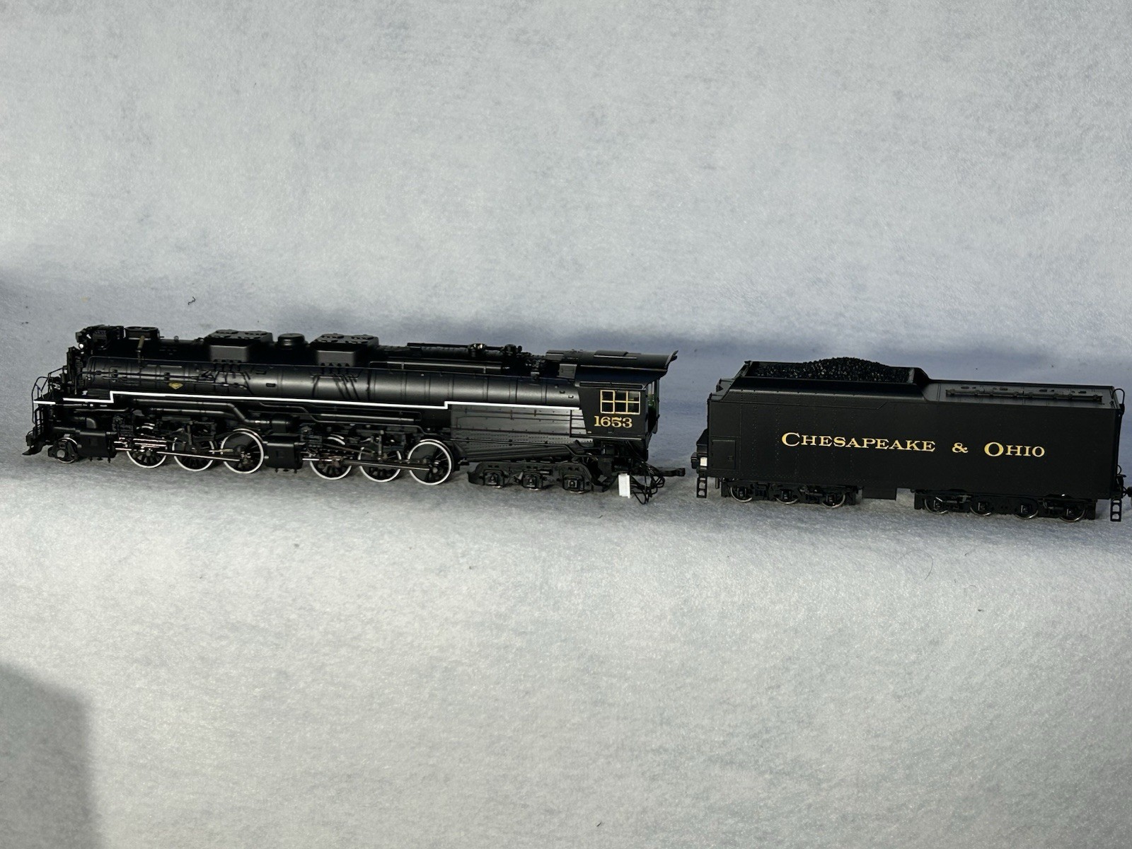 Gorgeous Rivarossi Chesapeke & Ohio RR 2-6-6-6 Allegheny Locomotive HO