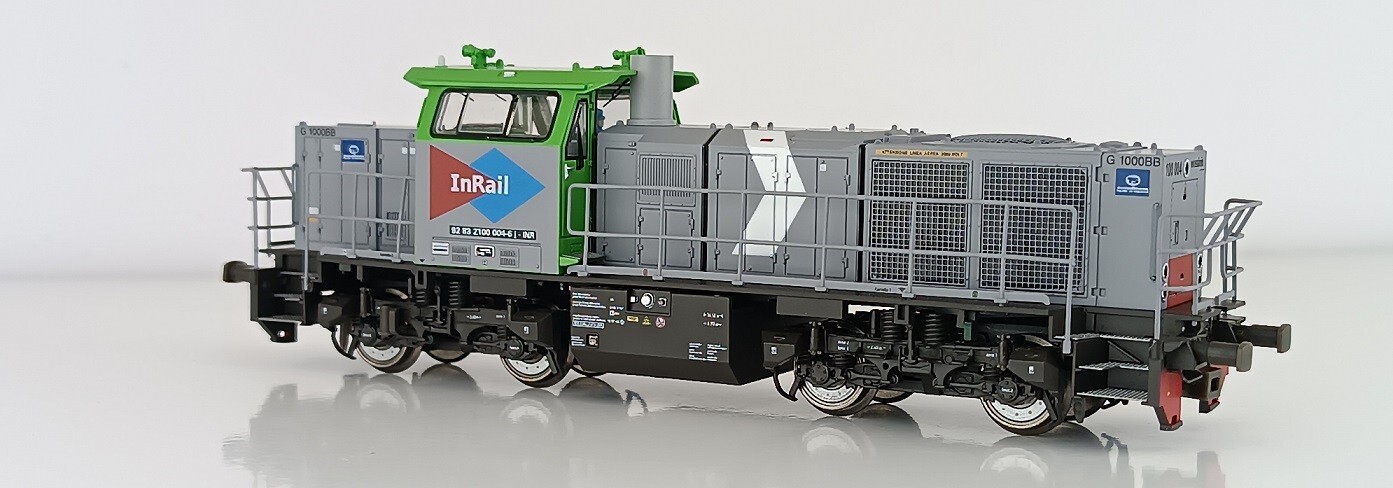 Mehano PI-MH90567DS D100 004 InRail Gray/Green Corner Strip White DCC SOUND