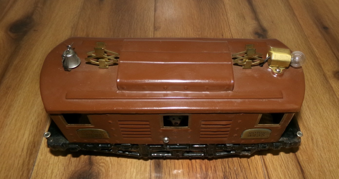 ***UNTESTED** Antique Ives #3235 Railway Line Electric Brown Loco Standard Train