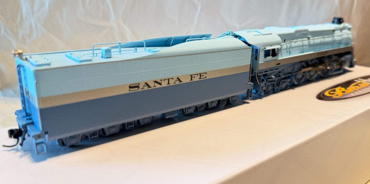 BLI Broadway Limited HO ATSF Blue Goose 3460 1951-1953 Appearance DCC & Sound