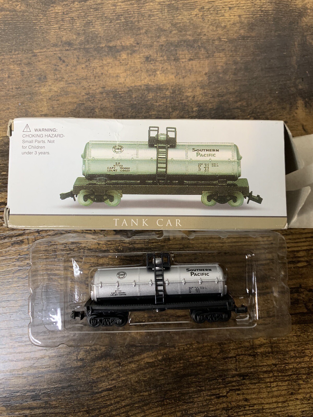 Tank Car Southern Pacific Locomotive Train model toy w/ box