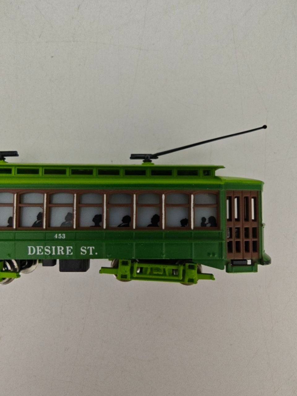 Bachmann Brill Trolley 453 Desire St HO Scale No Box Tested Light Works