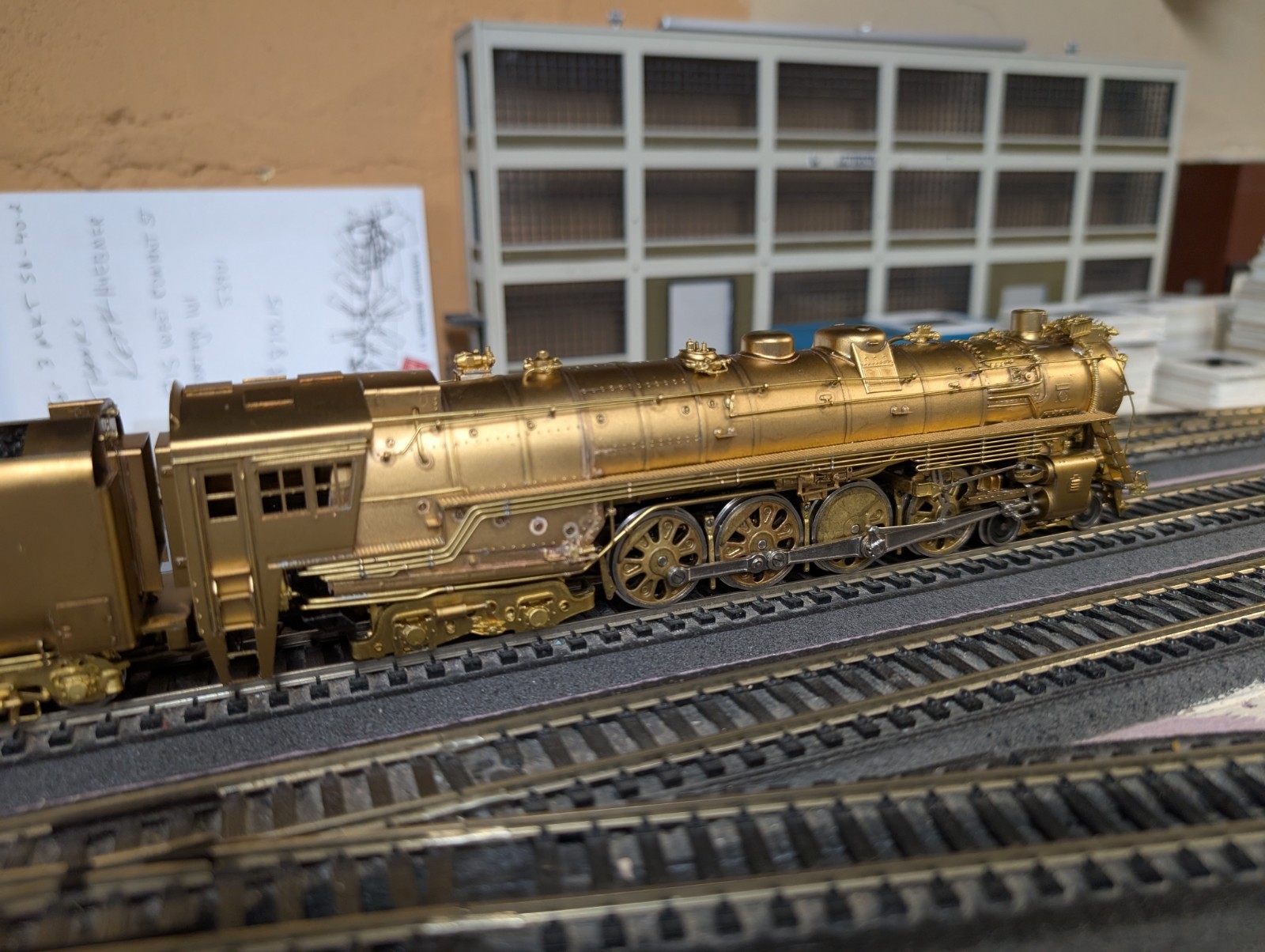 BO PFM Fujiyama Kogyo Brass NP Northern Pacific Class A5 4-8-4 – Unpainted
