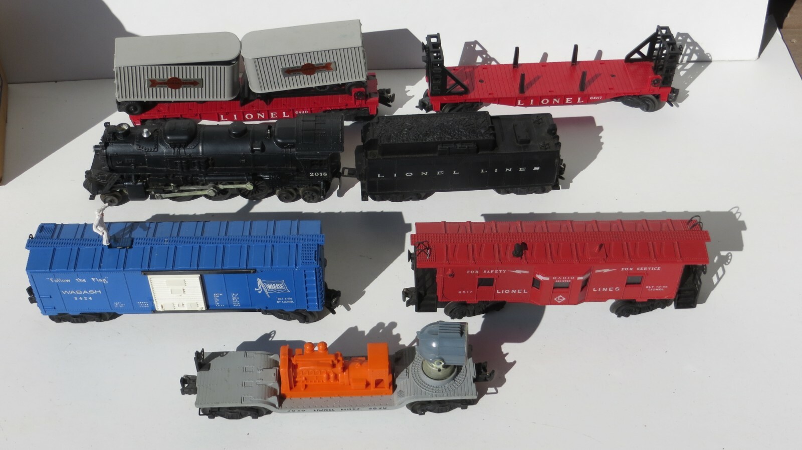 Lionel Postwar 2265WS Set 1950s w/ Boxes: 2018 6430 3424 6026W 3620 6517