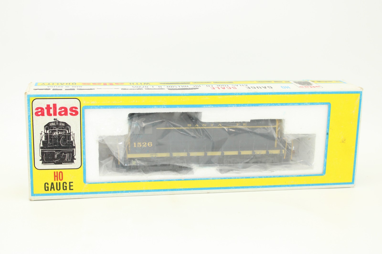 Atlas HO Scale ATSF Santa Fe Alco S4 Diesel Locomotive #1526 8277