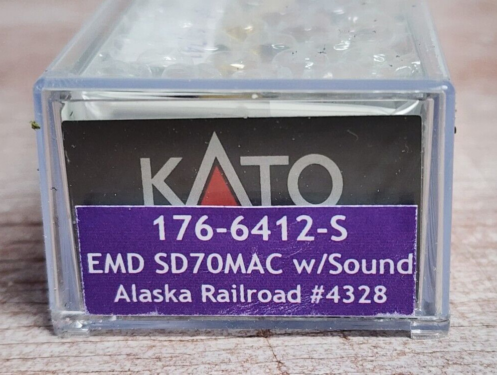 ALASKA RR SD70MAC 4328 100 Year Kato N Scale 176-6412-S ESU LokSound DCC Decoder