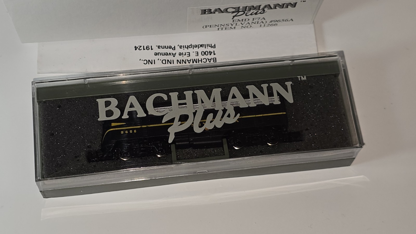 Bachmann Plus N Scale Pennsylvania Railroad PRR Emd F7A F7 A #9656 Locomotive
