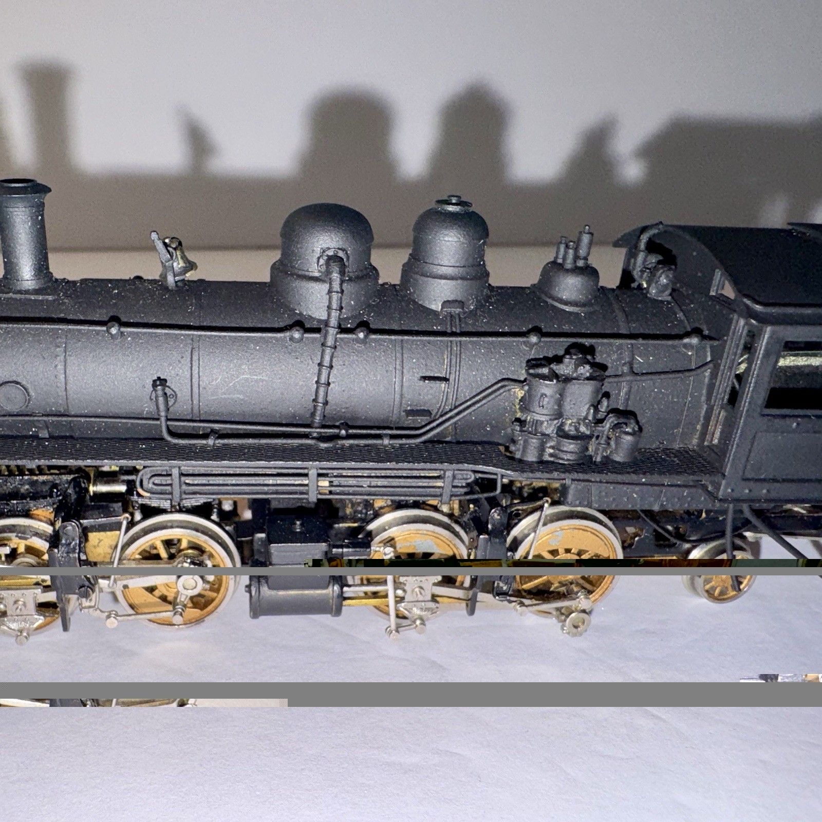 HO BRASS AKANE BALDWIN 2-4-4-2-LOCO & TENDER PAINTED VINTAGE