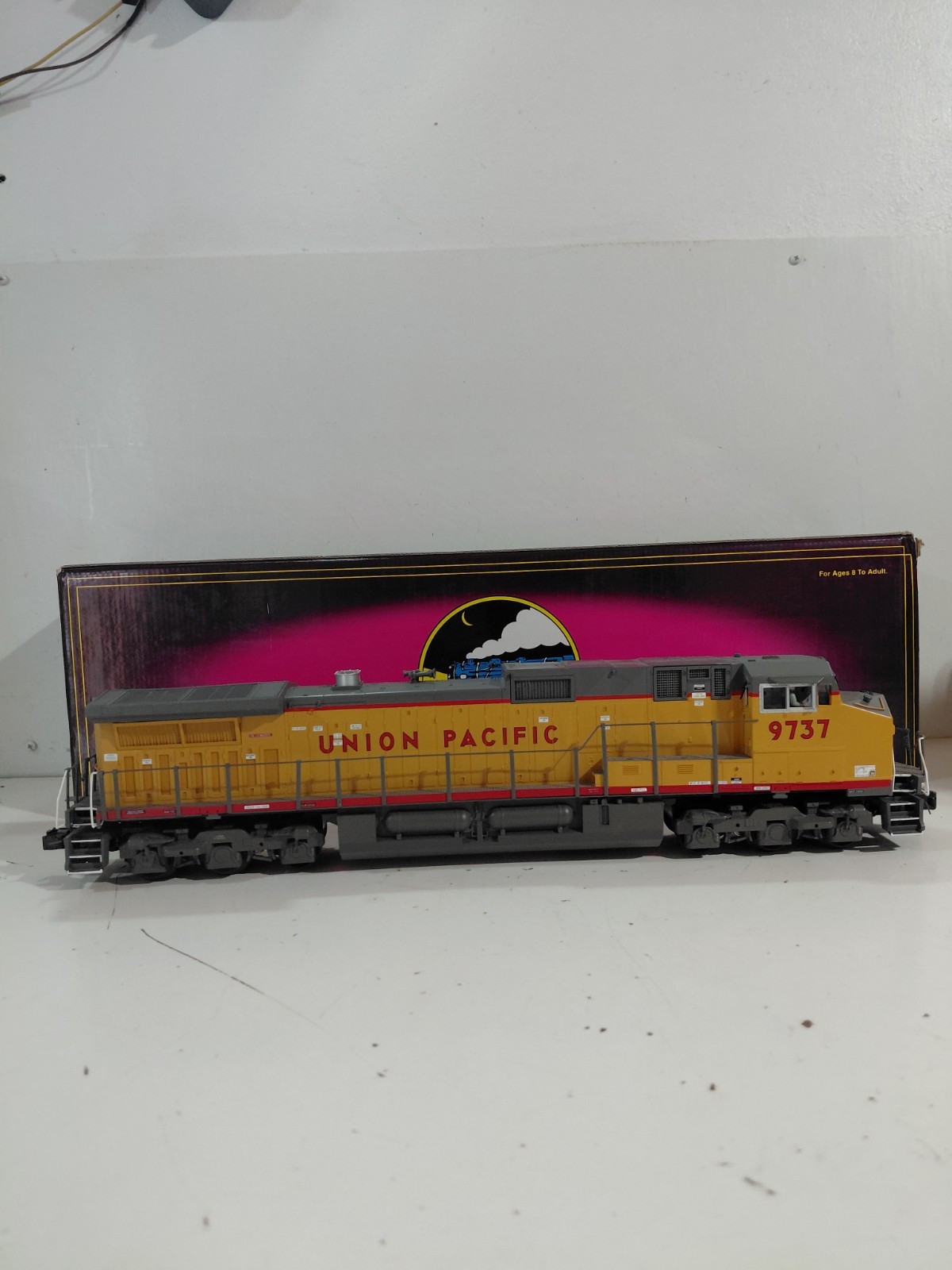 MTH 20-2270-1 O Gauge Model Railroad Union Pacific Dash-9 PS2 Diesel Engine wBox