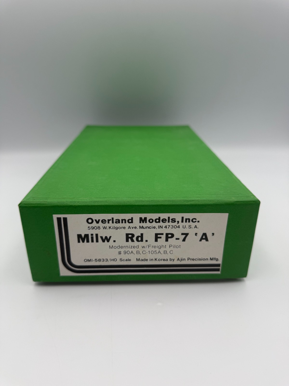 HO Overland Brass FP7 A Milwaukee Road Modernized w/Frt. Pilot. OMI-5833. IOB.