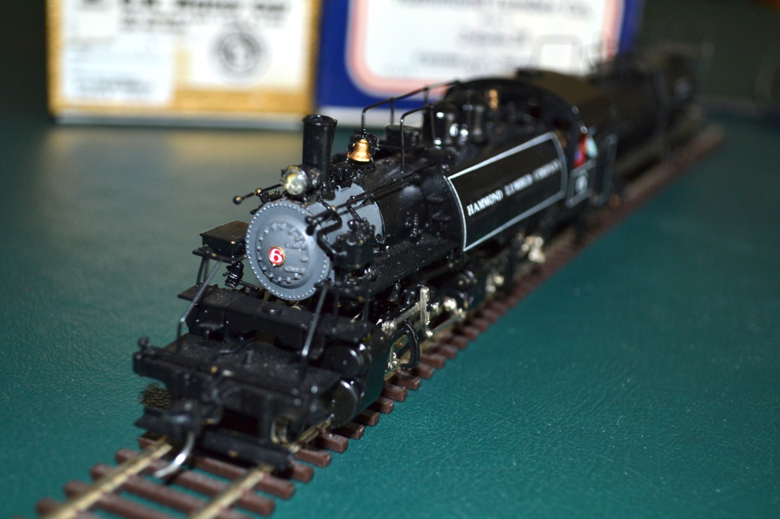 Custom NJ Brass HO Hammond Lumber Co #6 2-6-6-2T w/Water Car-DCC Sound & Lights