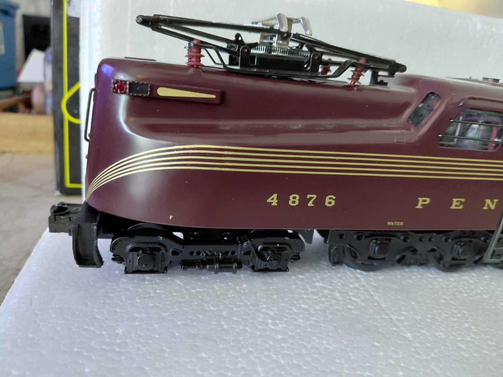 Weaver 3 Rail PRR Pennsylvania Tuscan Red O Scale Brass GG-1 Electric Locomotive