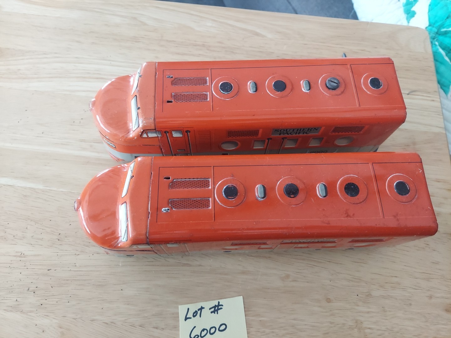 Marx Train 6000 Southern Pacific Diesel Locomotive metal Lot #6000