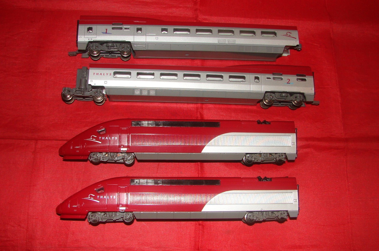 MEHANO HO BOX SET TGV THALYS SNCF ELECTRIC TRAIN T671