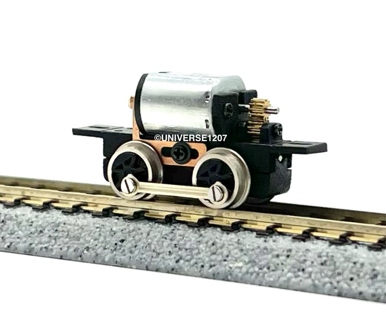 N/HOn30/HOe/009 Gauge 0-4-0 Rod-Driven Locomotive Power Drive Chassis 14mm/7mm