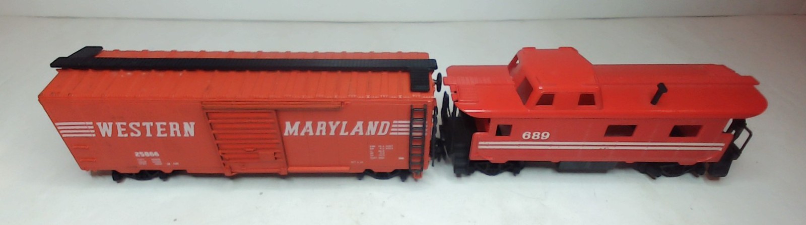 Western Maryland HO 0-6-0 Loco 1203, Tender, Boxcar, 2 Gondolas, Caboose (TG055)