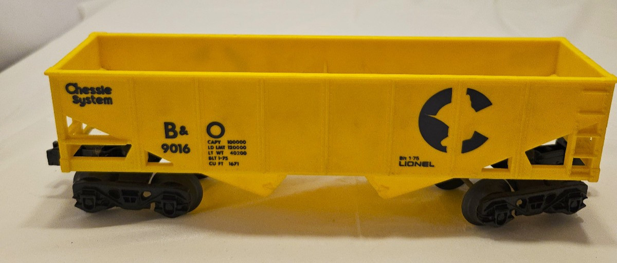 Lionel O27 1975 Chesapeake Flyer Train Set 6-1586 not tested no box
