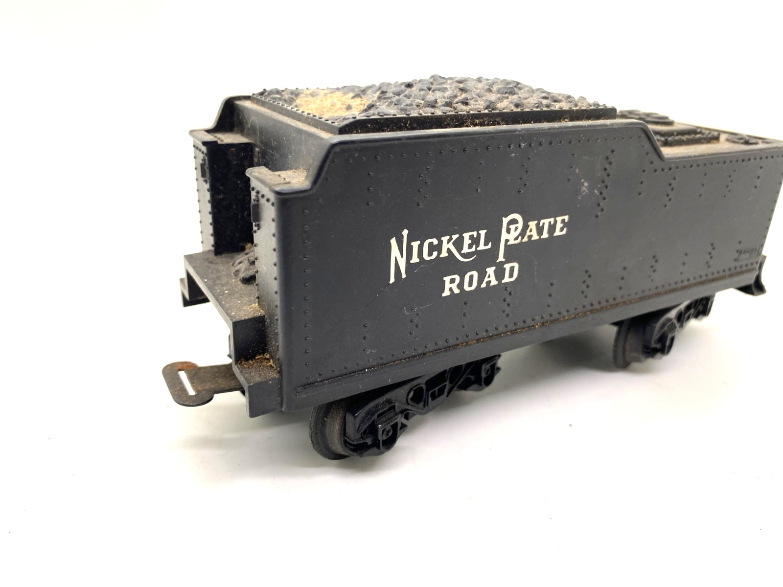 Vintage Lionel Nickel Plate Road Tender O Gauge Coal Car Black