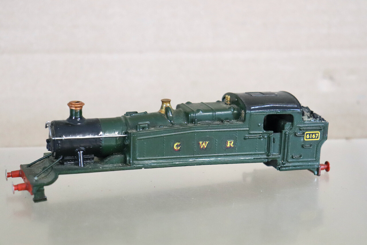 AIRFIX KIT BUILT BODY for GWR 2-6-2 CLASS 61XX PRAIRIE TANK LOCOMOTIVE 6167 oa