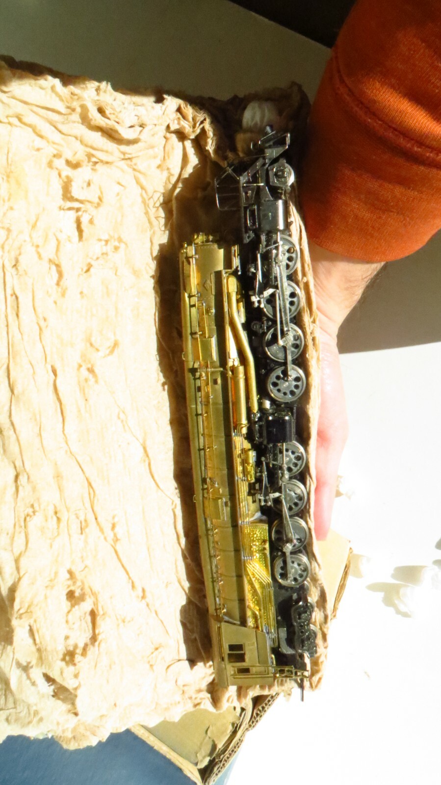 KTM / MAX GRAY HO SCALE BRASS TWO RAIL 2-8-8-4 AC-9 STEAM LOCOMOTIVE