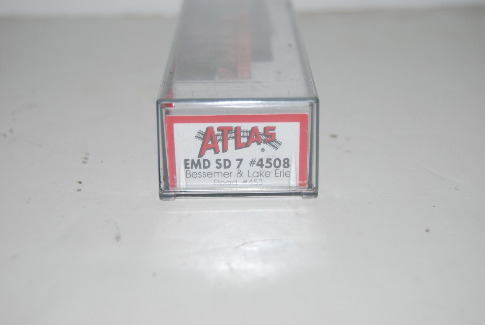 ATLAS “N” SCALE #4508 B&LE BESSEMER & LAKE ERIE EMD SD-7 DIESEL RD. #453