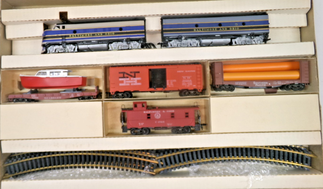 HO Athearn Baltimore & Ohio F7 train set in original box (lot 5218)