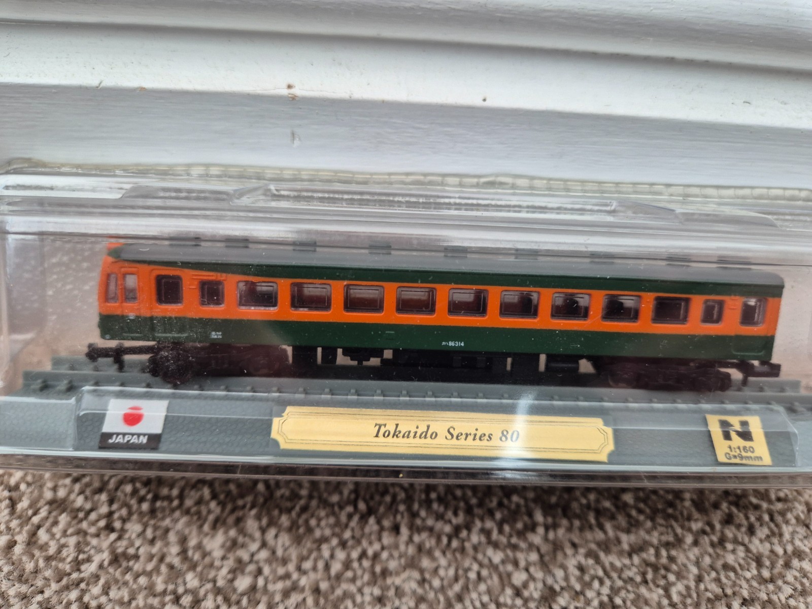 DEL PRADO N GUAGE 1/160 TOKAIDO SERIES 80 JAPAN LOCO LOCOMOTIVE TRAIN MODEL