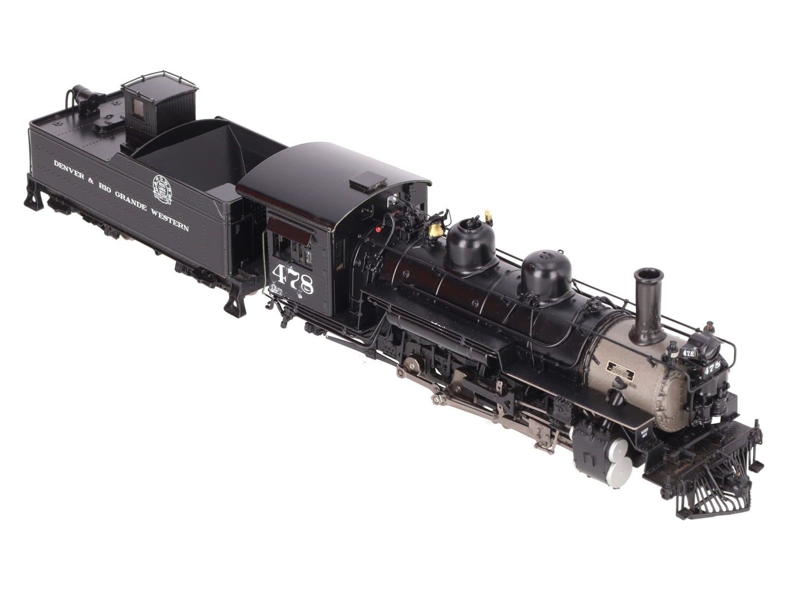 Mountain Model Imports DC1031-1 On30 BRASS D&RGW K-28 2-8-2 Loco & Tender #478