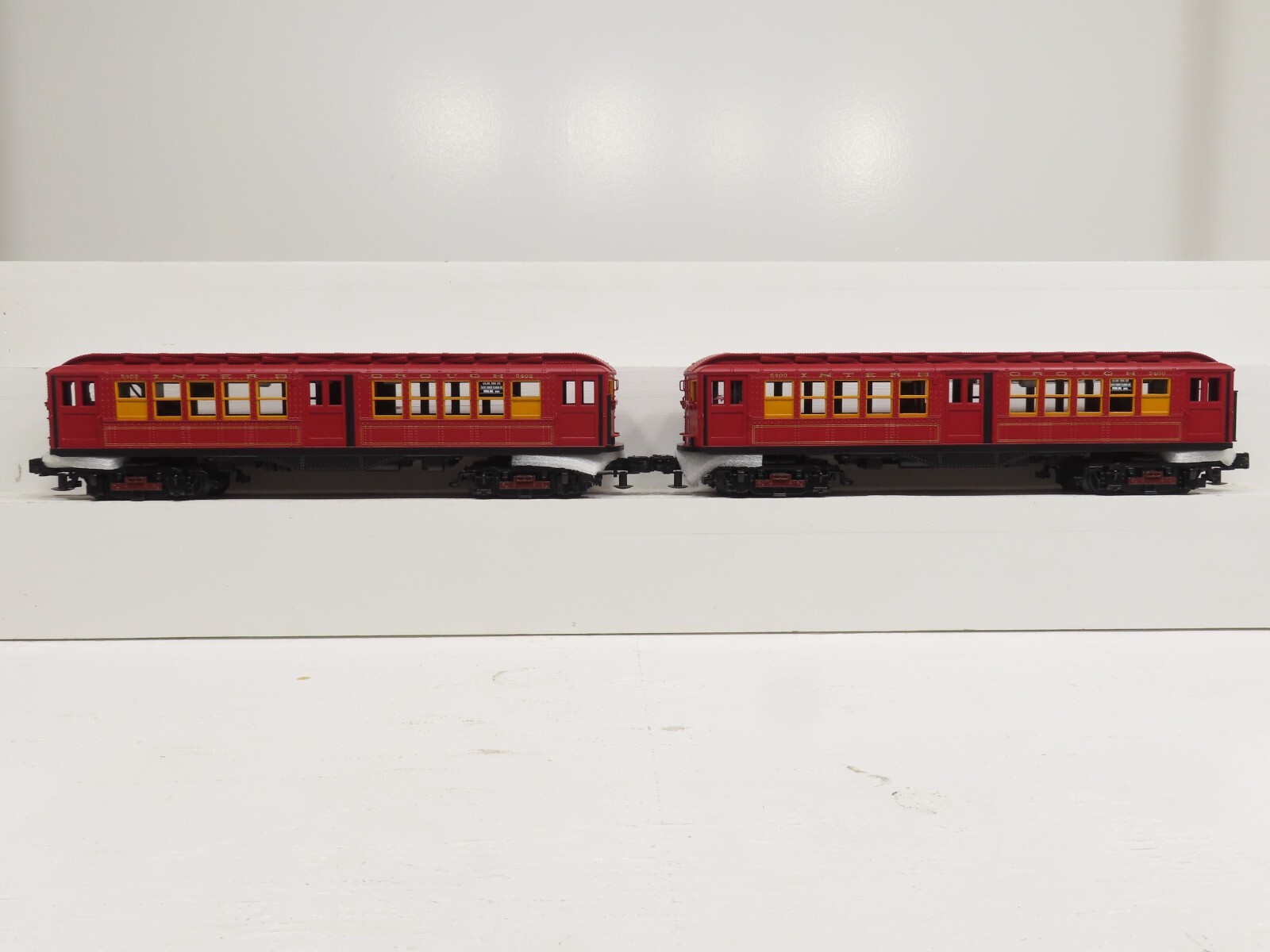 MTH 30-2448-3 Metropolitan (Red) 2 Car LO-V Add On Non Powered NIB