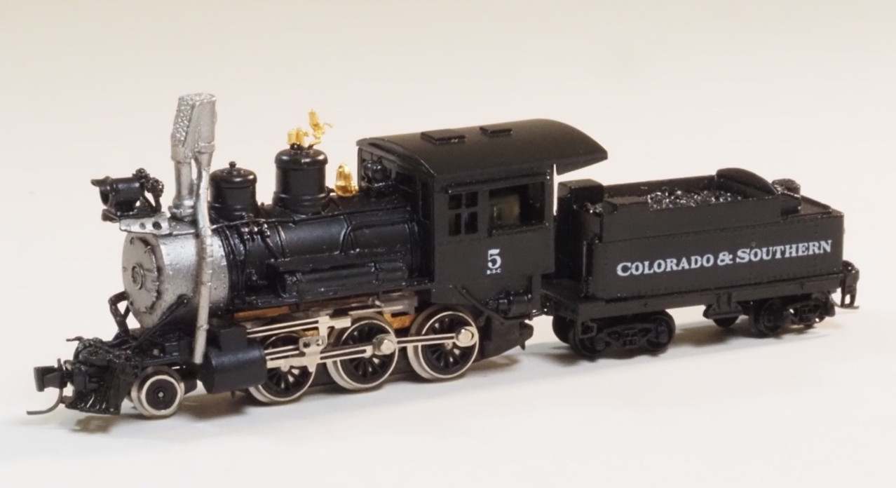 MTL Brass Steam locomotive 2-6-0 Colorado & Southern Scale N- Nn3 Z-track #5
