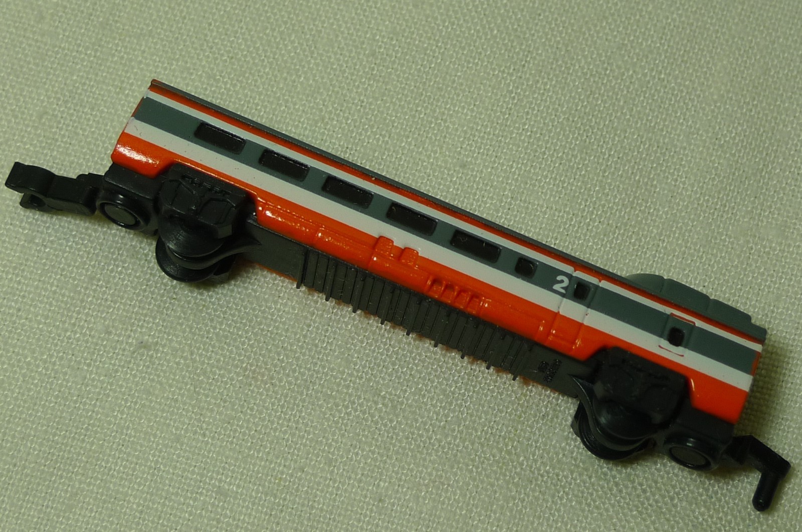 MICRO MACHINES MINIATURE TGV HIGH SPEED BULLET TRAIN PASSENGER RAILCAR