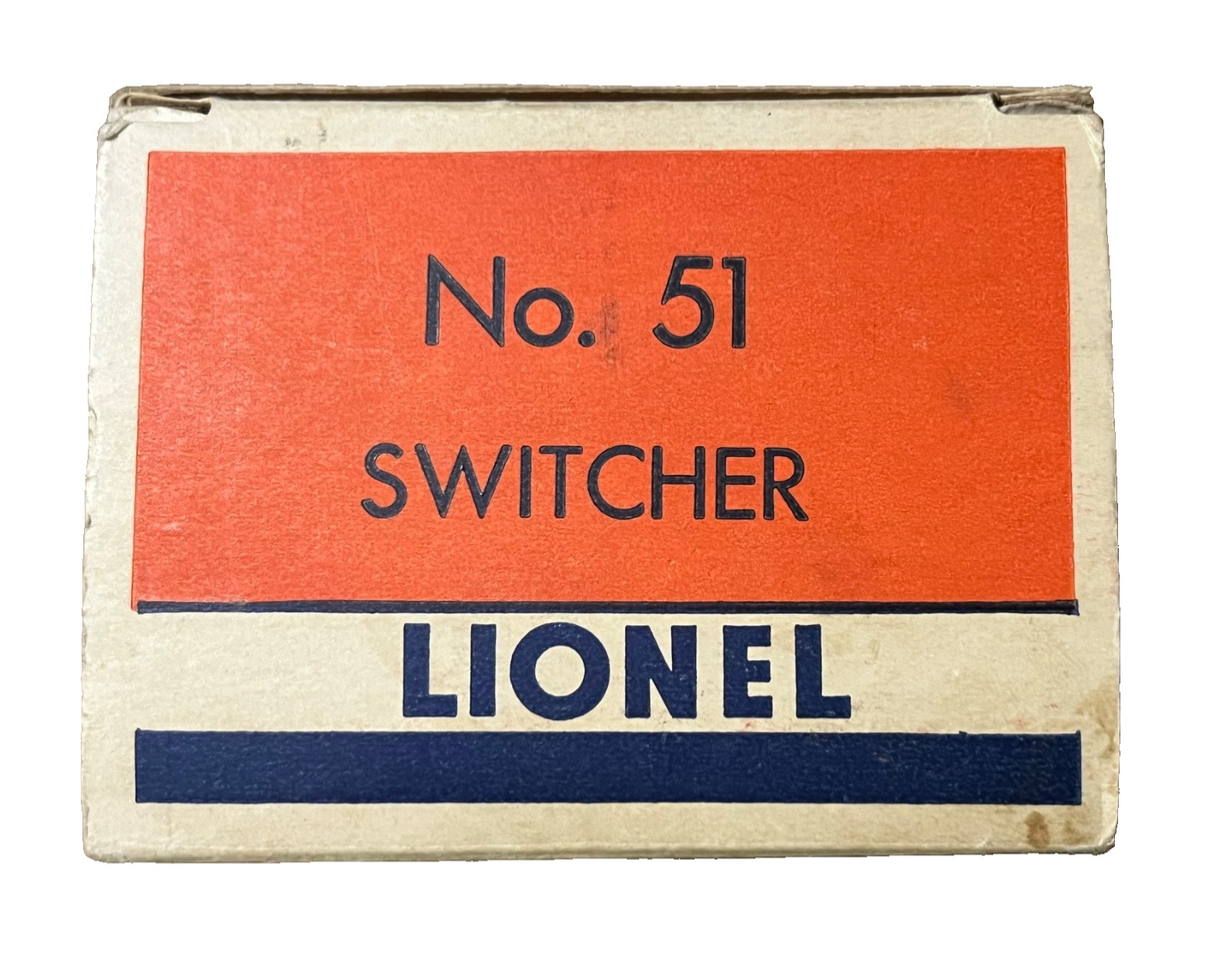 Postwar Lionel 51 Navy Switcher NICE with Original Box in VGC 1956